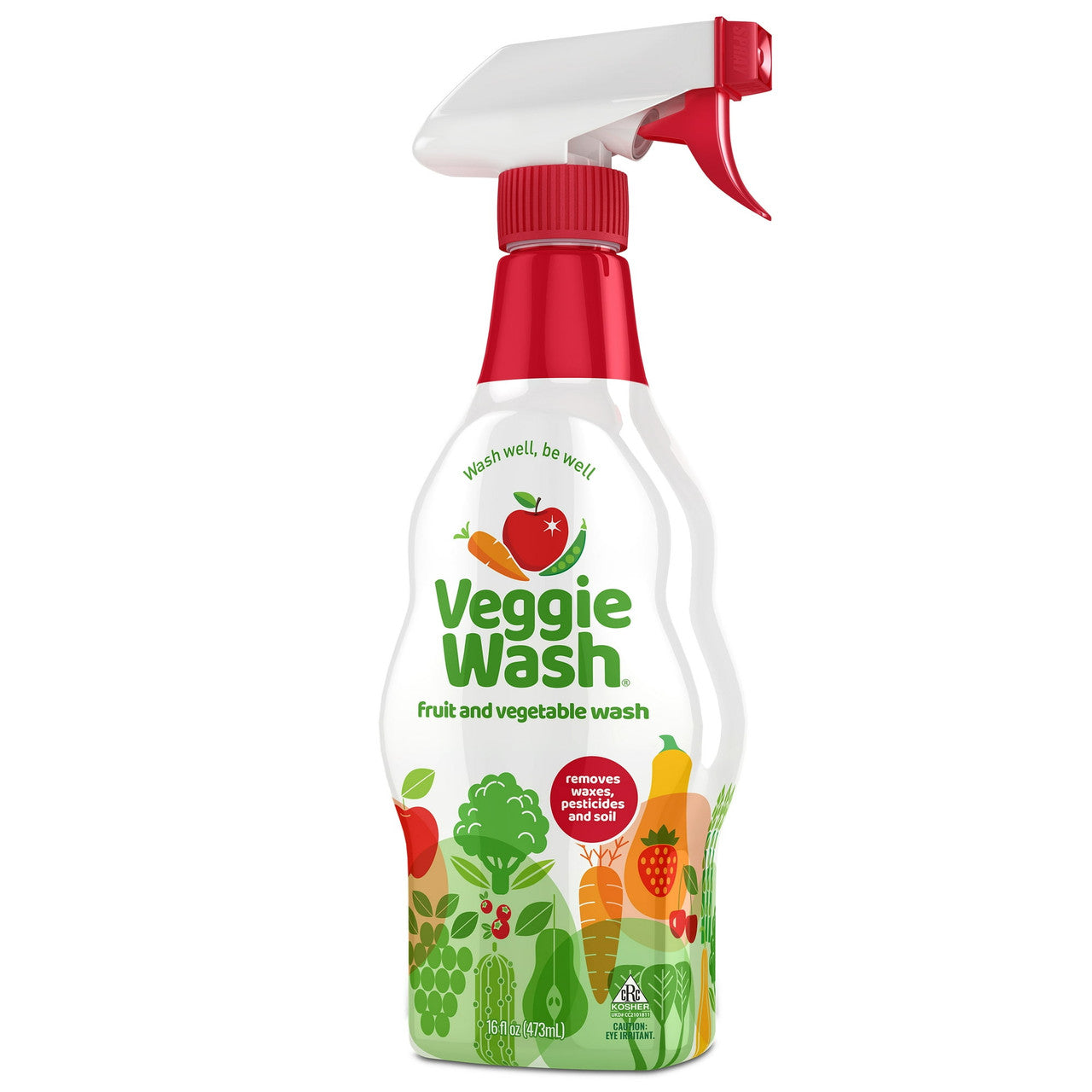 Veggie Wash Natural Fruit And Vegetable Wash, Spray Bottle - 16 Oz